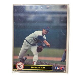 1990 Major League Baseball Gregg Olson MLB Action Photos Series 1 - SEALED